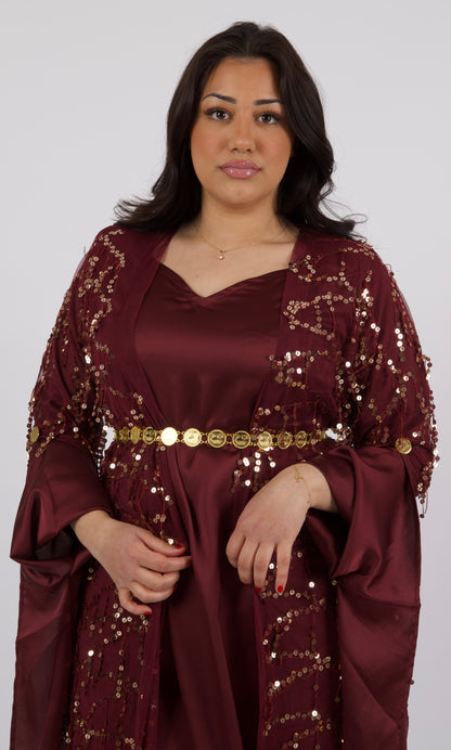 Larzane Maroon BurgundyKewsan textile and more Kurdish women, Kurdish clothes, Kurdische kleider