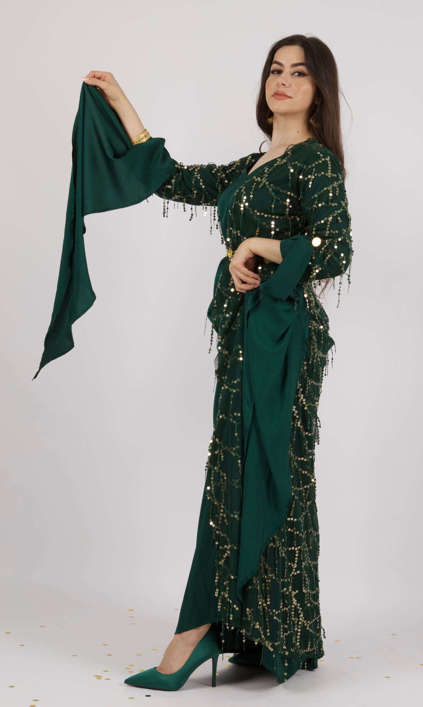 Larzane Dark GreenKewsan textile and more Kurdish women, Kurdish clothes, Kurdische kleider