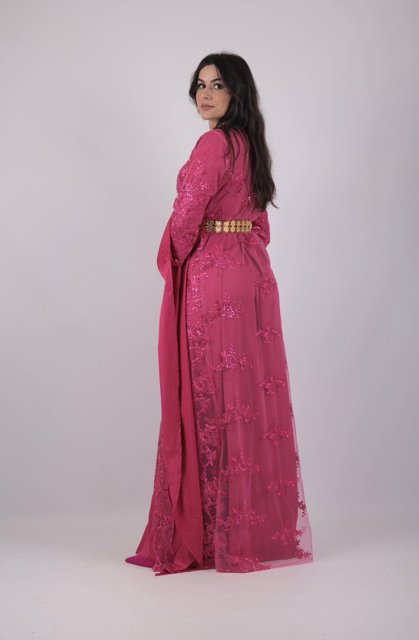 💕Sakar – 2-Piece Kurdish Dress Hot pink | Modern, Soft & Graceful