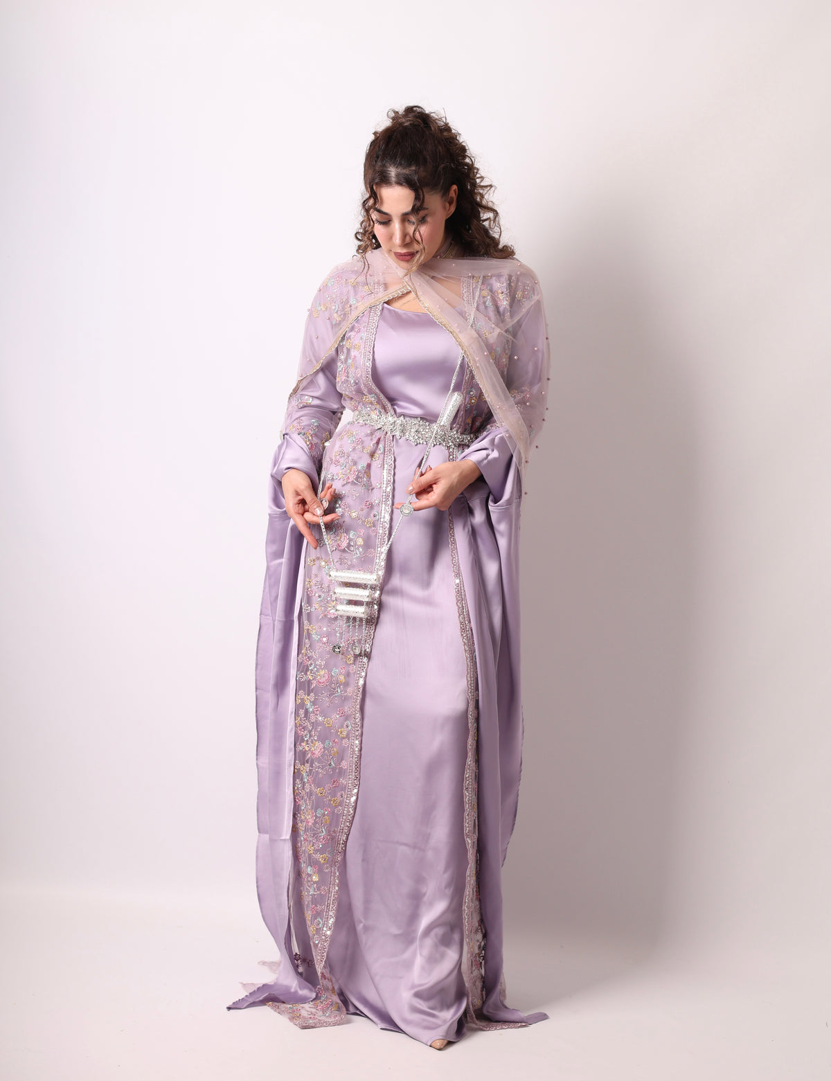 Soma Kurdish Dress Lavender with DASMAL