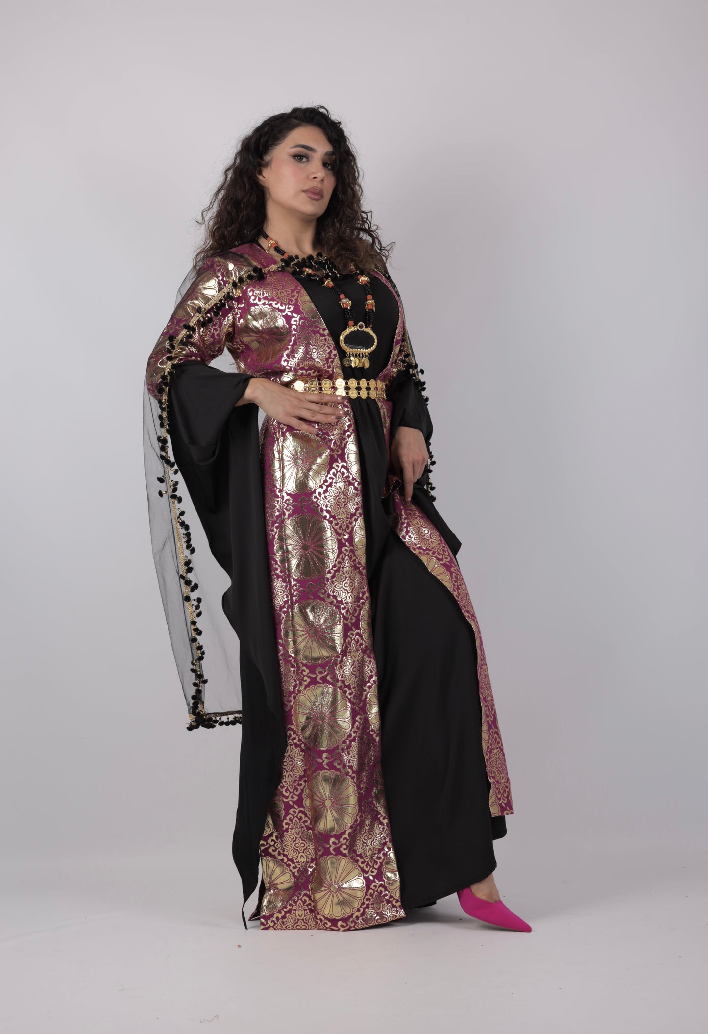 Kurdish Dress Hafse Xan 2 items Maroon