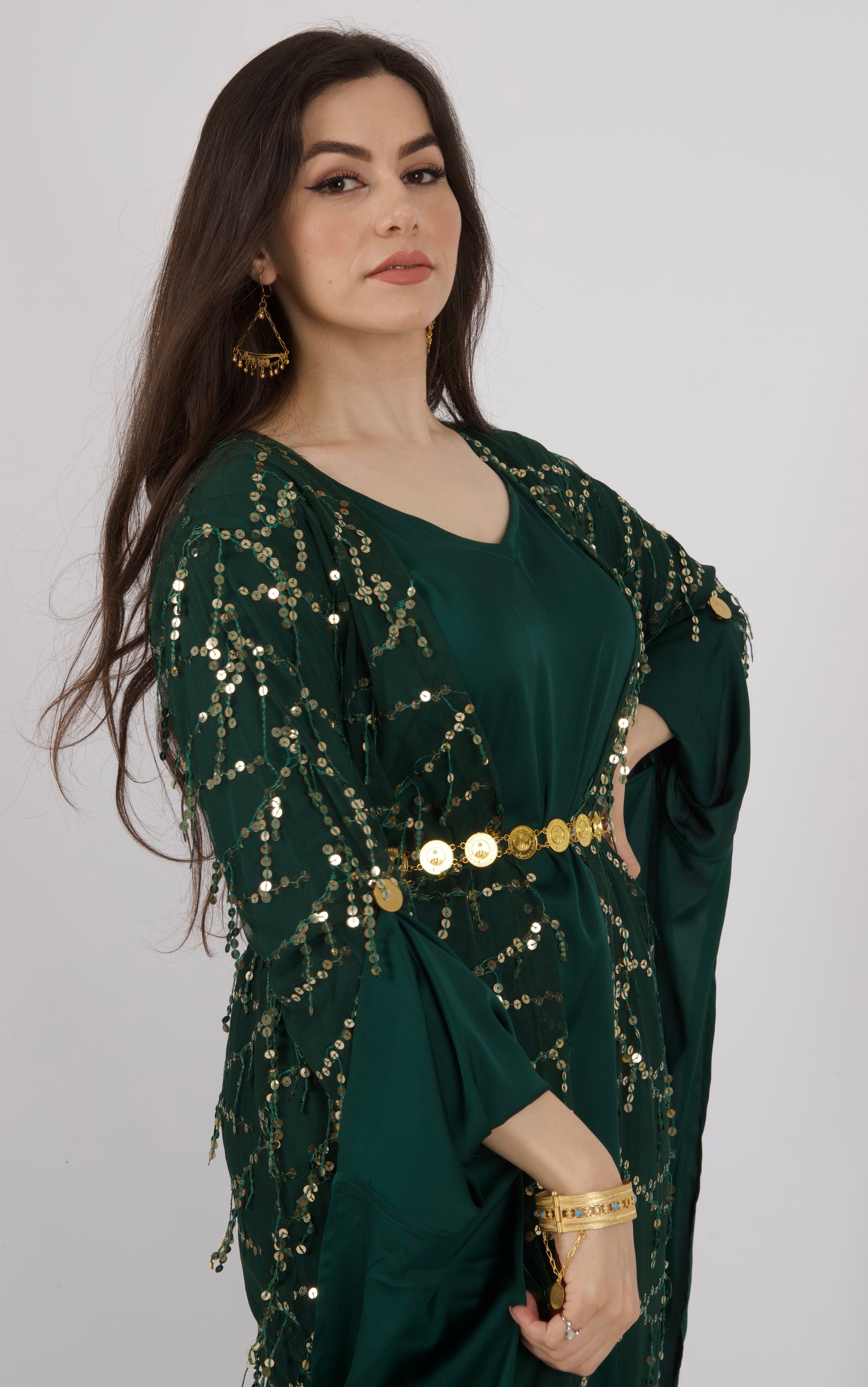 Larzane Dark GreenKewsan textile and more Kurdish women, Kurdish clothes, Kurdische kleider