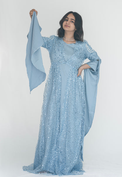 Kurdish Blue Princes With Pearls 1-11 years