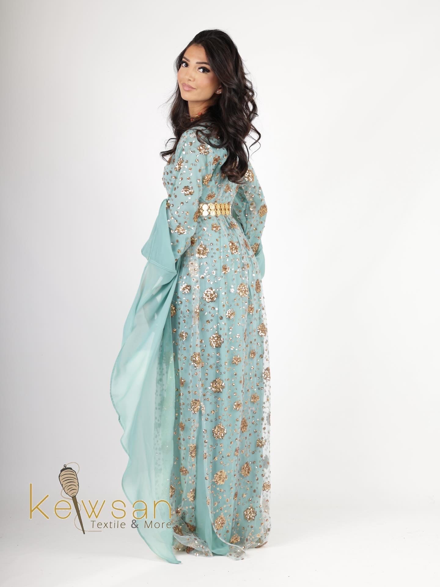 Chro Kurdish Dress light Blue