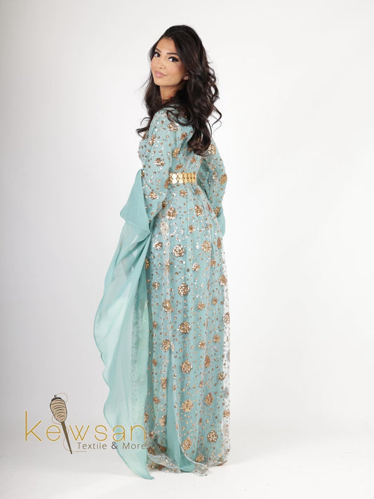 Chro Kurdish Dress light Blue