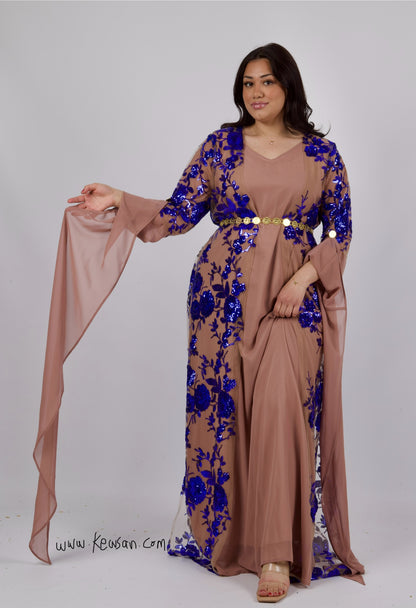  Kurdish dress Carbon Blue