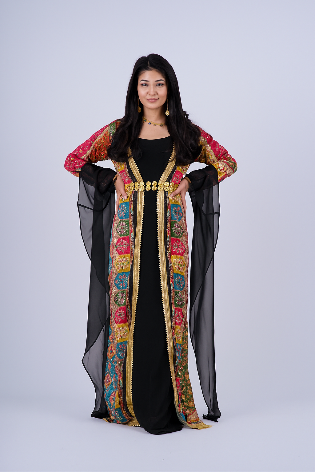 Rengin Collection with Black Dress in 3 items