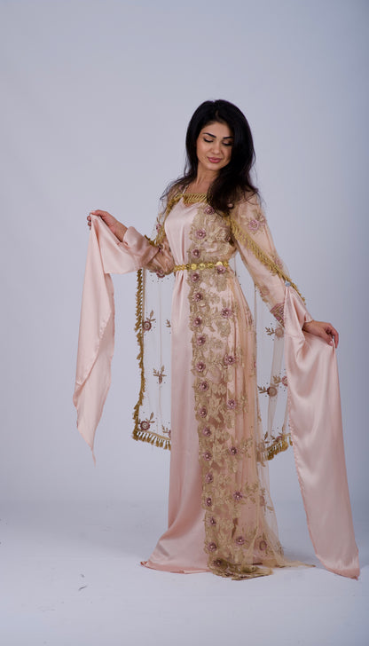 Elegant 3-Piece Kurdish Clothing Set – Kawa, Kiras & Kolwane