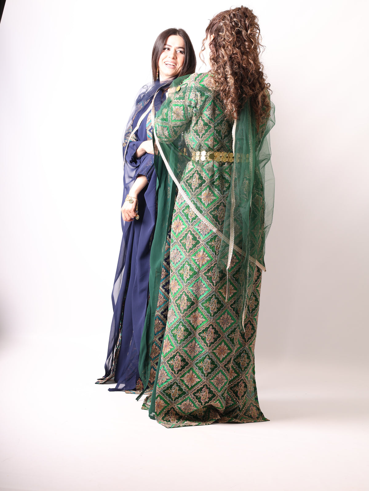 Monire Navy Blue 4  items including Dasmal with Navy Blue