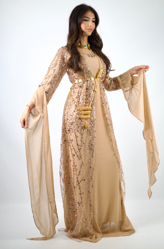Newroz Kurdish Dress Beige