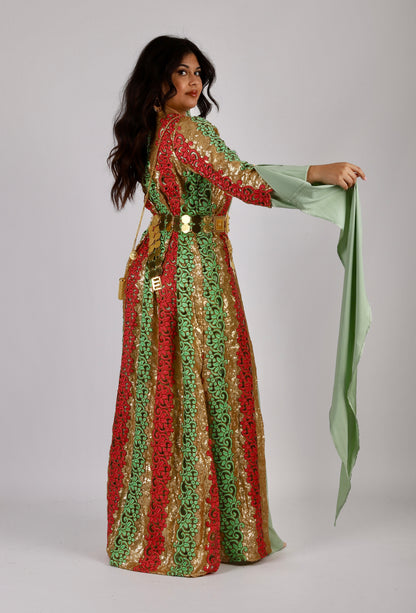 Kurdish Dress Green