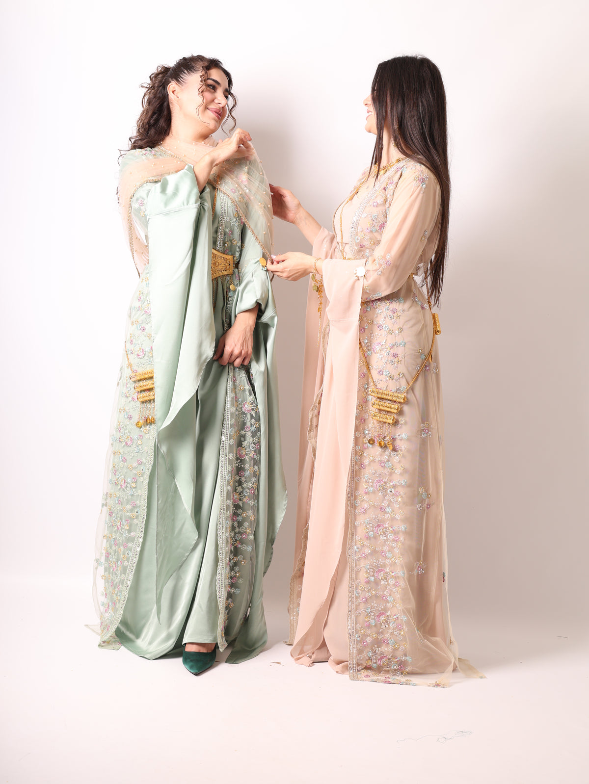 Soma Kurdish Dress Light Green including Dasmal