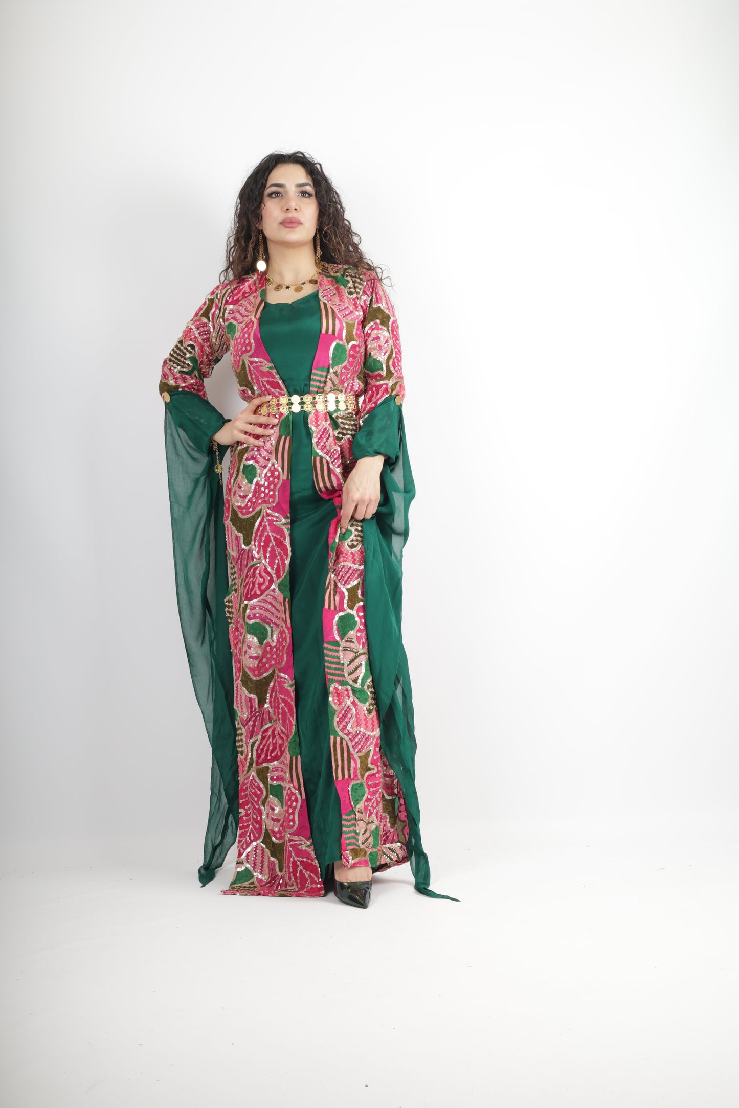 Peraw Kurdish Dress Green