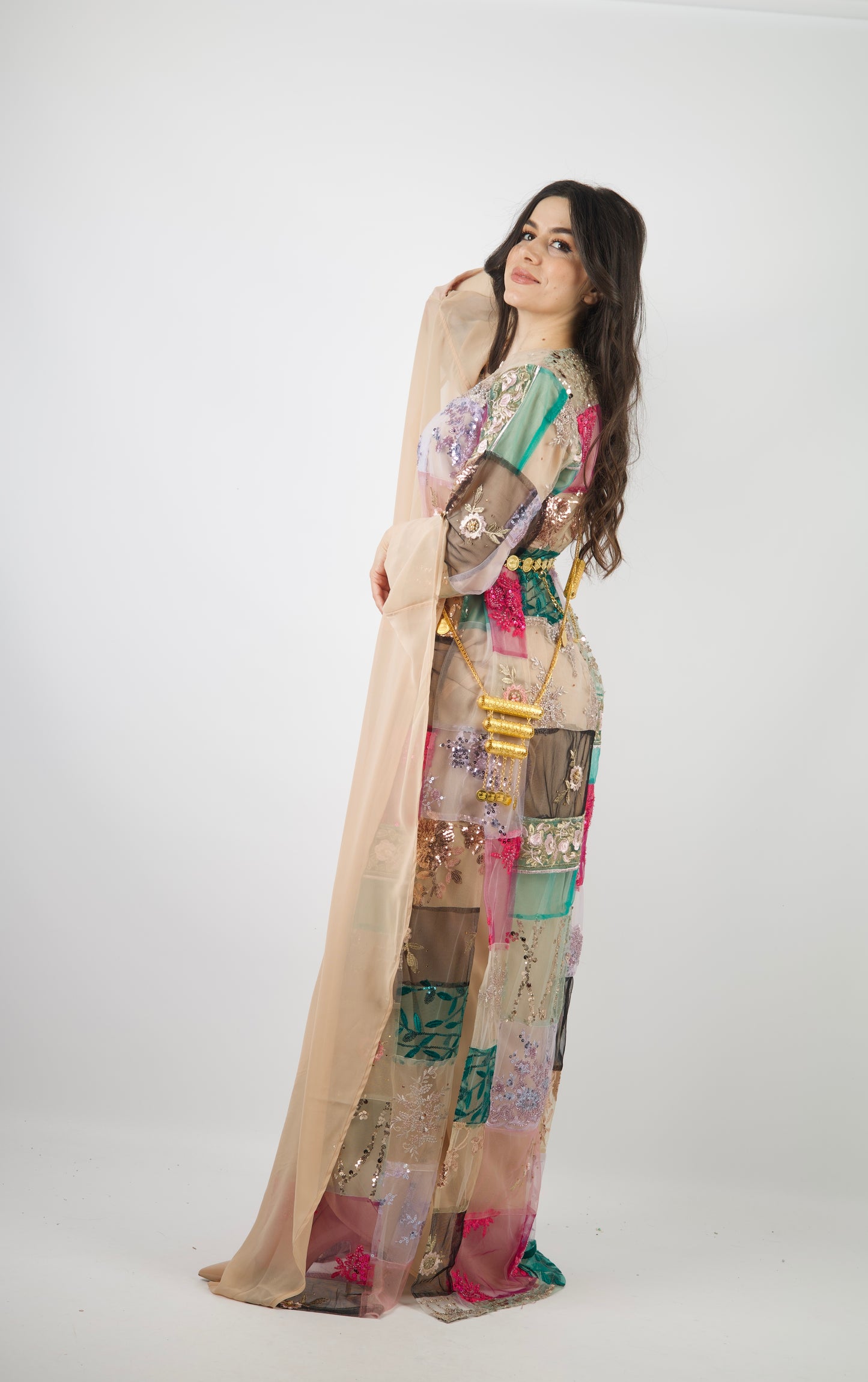 Hiwa– Exclusive Kurdish Eco Set  Handcrafted • Sustainable • Meaningful  5 items and includes Belt and Arm pins as gift