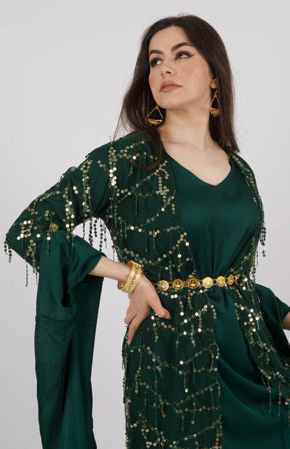 Larzane Dark GreenKewsan textile and more Kurdish women, Kurdish clothes, Kurdische kleider