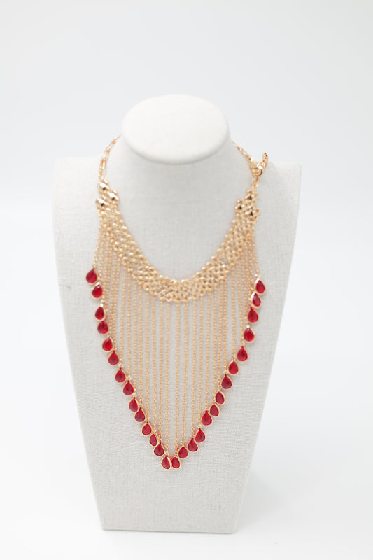 Sine Rez Red Necklace