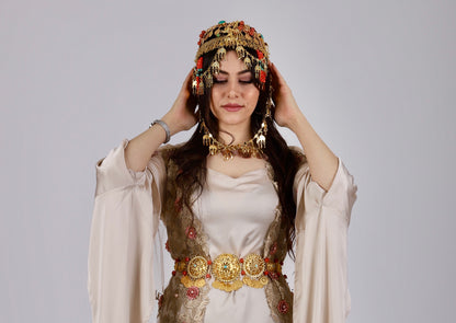 Kurdish Classic HatKewsan textile and more Kurdish women, Kurdish clothes, Kurdische kleider