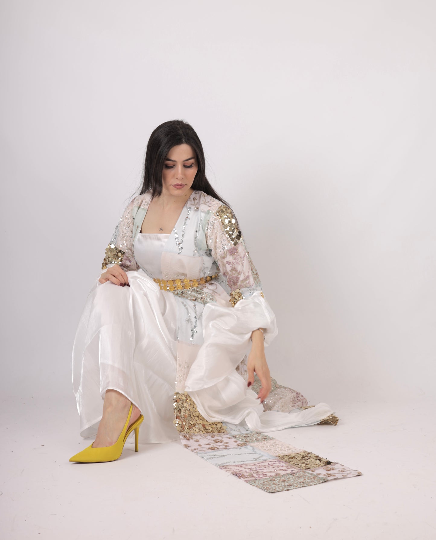 Kotri Spi Exclusive Kurdish Eco Set  Handcrafted • Sustainable • Meaningful  3 items and includes Belt and Arm pins as gift (kopia 3)