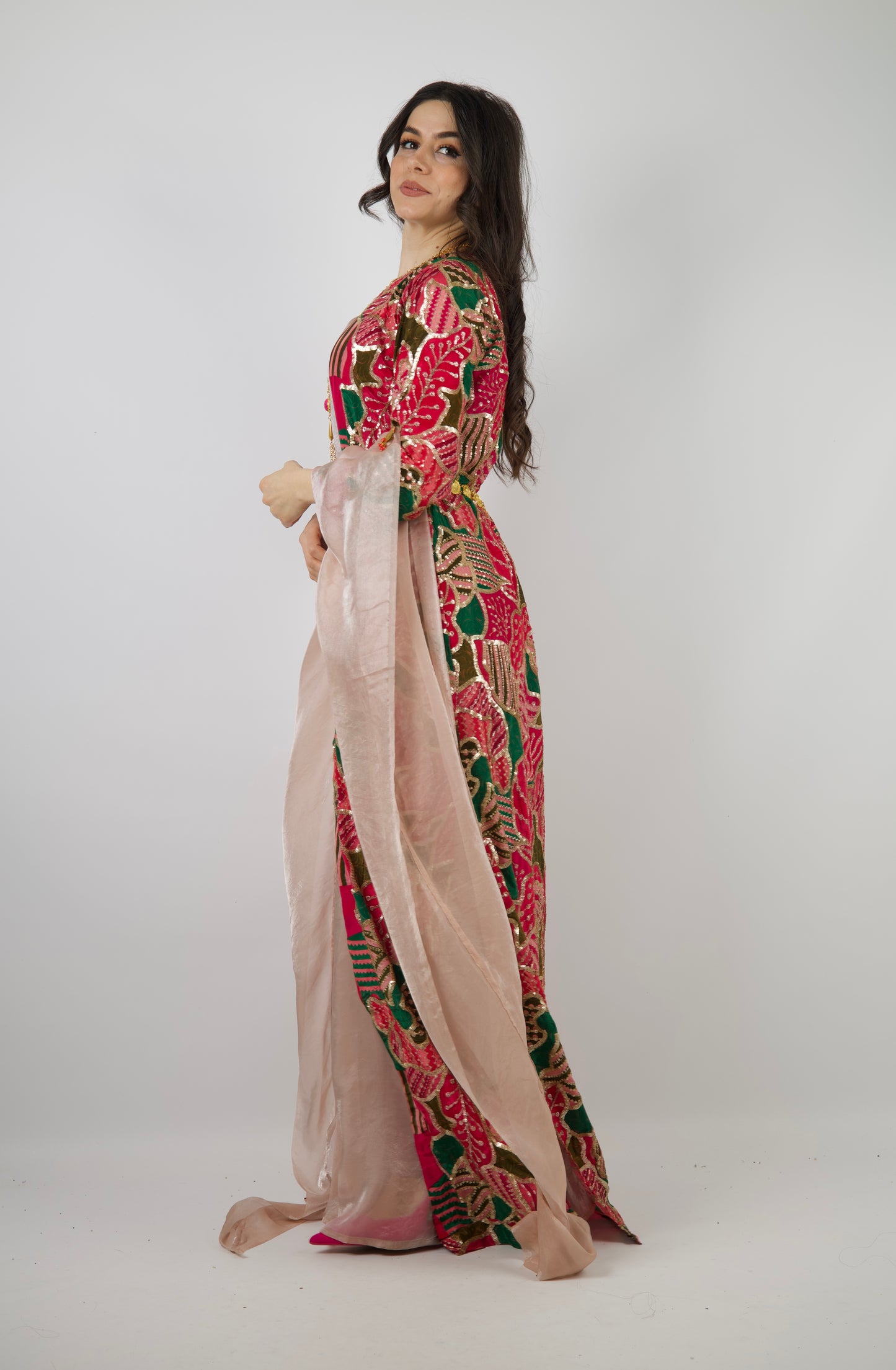 Peraw Kurdish Dress Pink