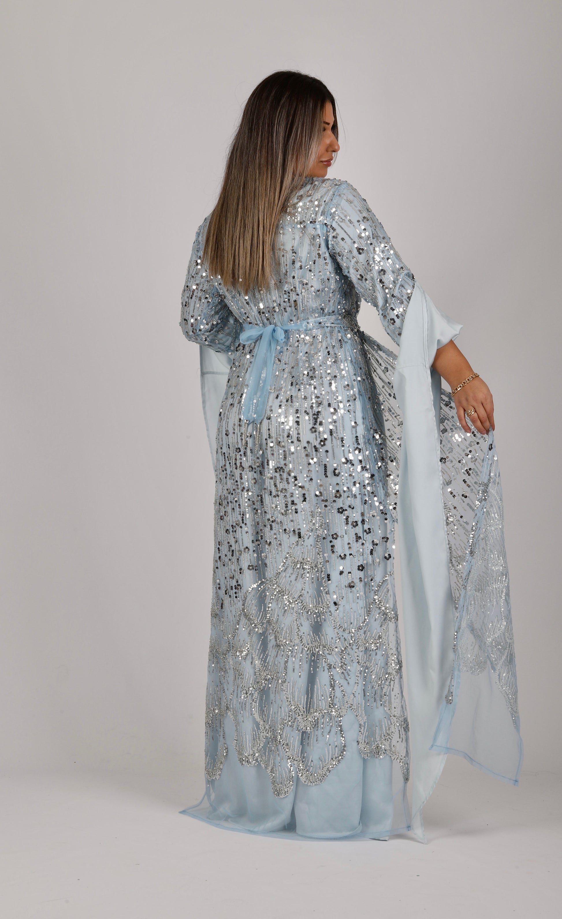 Lux sky Blue CrystalKewsan textile and more Kurdish women, Kurdish clothes, Kurdische kleider