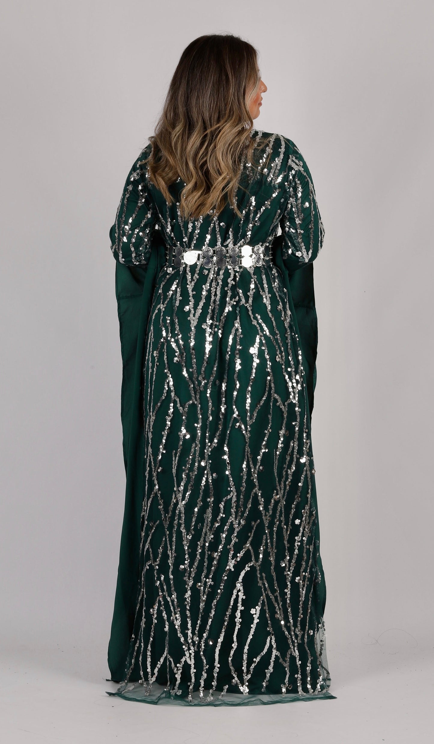 Dark green with Silver Mardin Collection