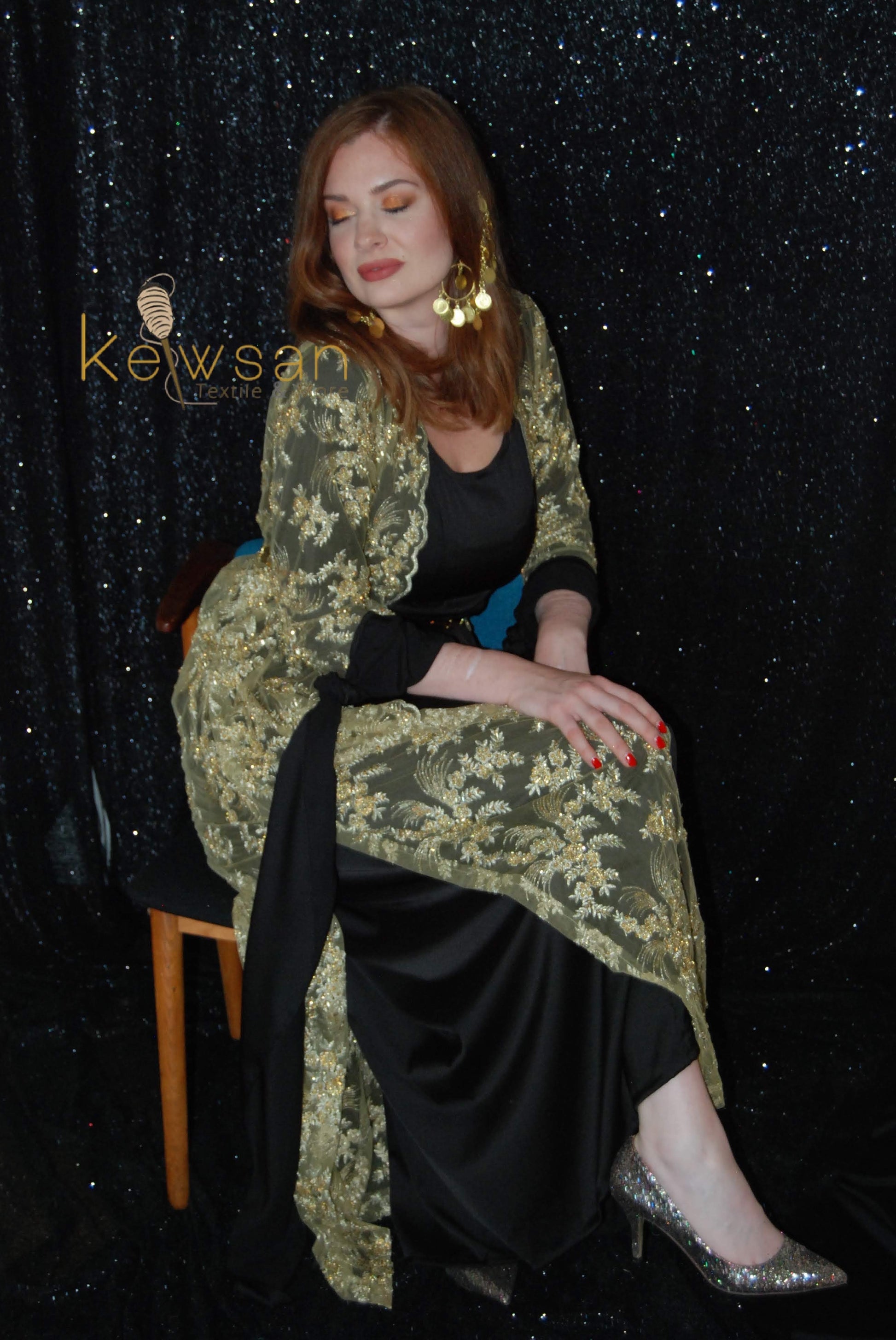 Gold Beige Hand beadedKewsan textile and more Kurdish women, Kurdish clothes, Kurdische kleider