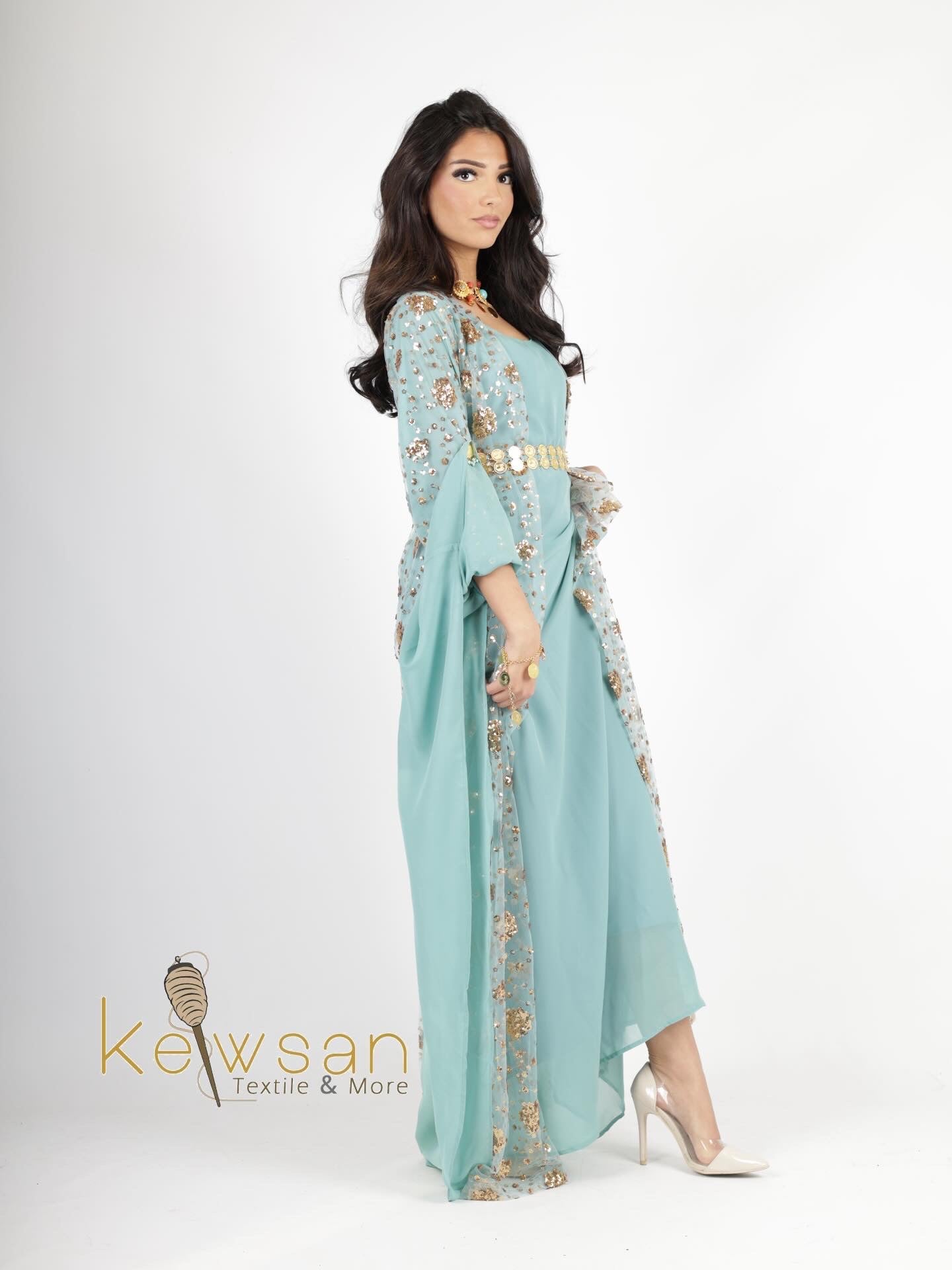 Chro Kurdish Dress light Blue