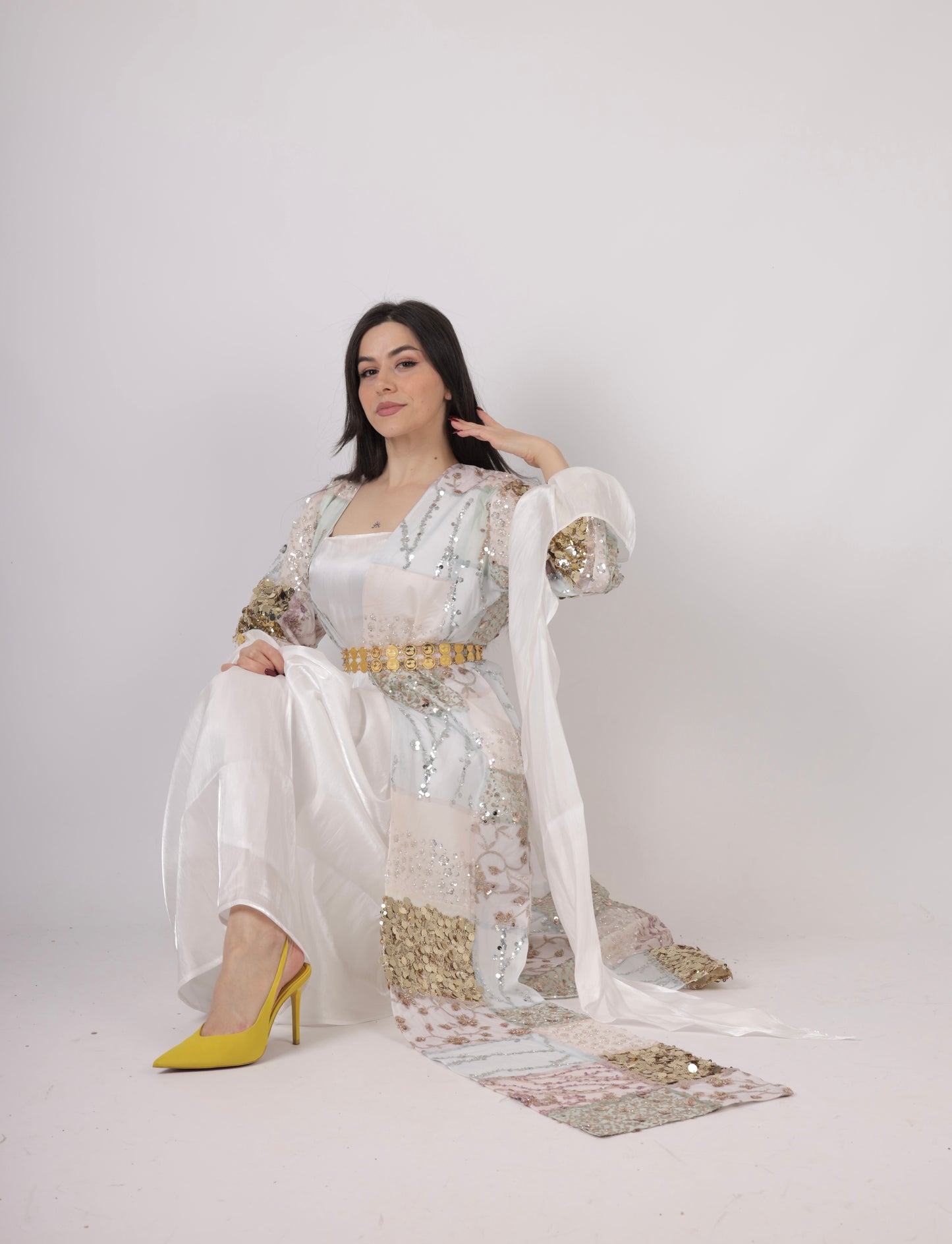 Kotri Spi Exclusive Kurdish Eco Set  Handcrafted • Sustainable • Meaningful  3 items and includes Belt and Arm pins as gift (kopia 3)