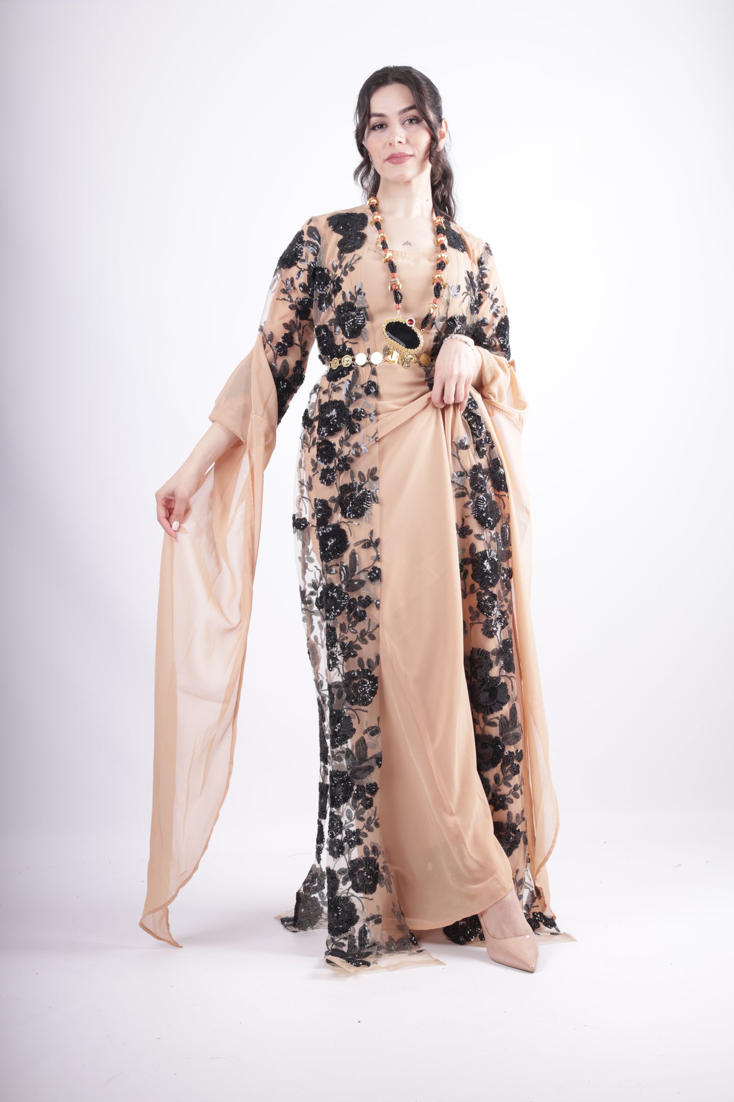 Dildar Black Kurdish Dress