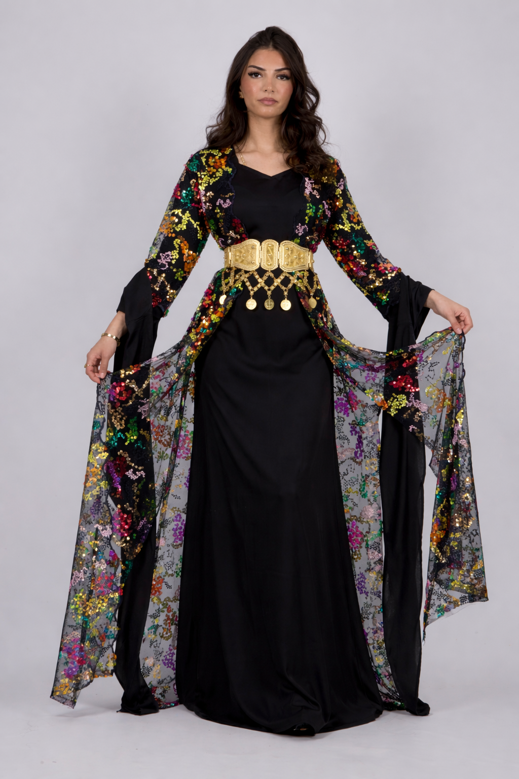 Gulan Black Kurdish Outfit