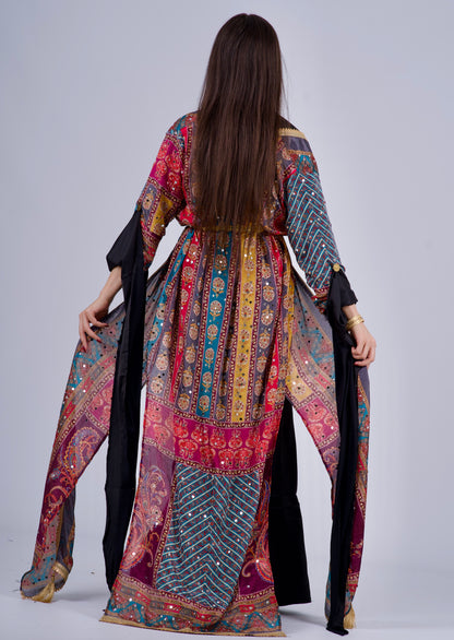 Colorful Kurdish Kawa – Tradition Meets Modern Elegance (Rengin Collection)- only kawa