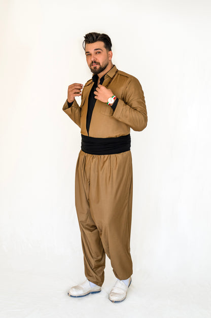 Kurdish Men’s Outfit – Shal u Shapik | Jli Kurdi Kawa, Pantol & Peshtwen