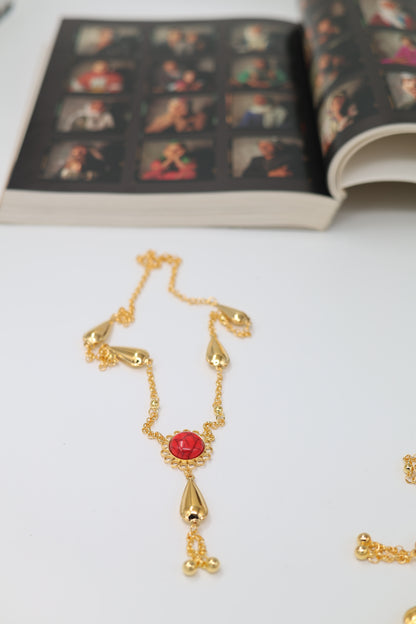 Necklace Mêlwan ملوان Delroba  Red