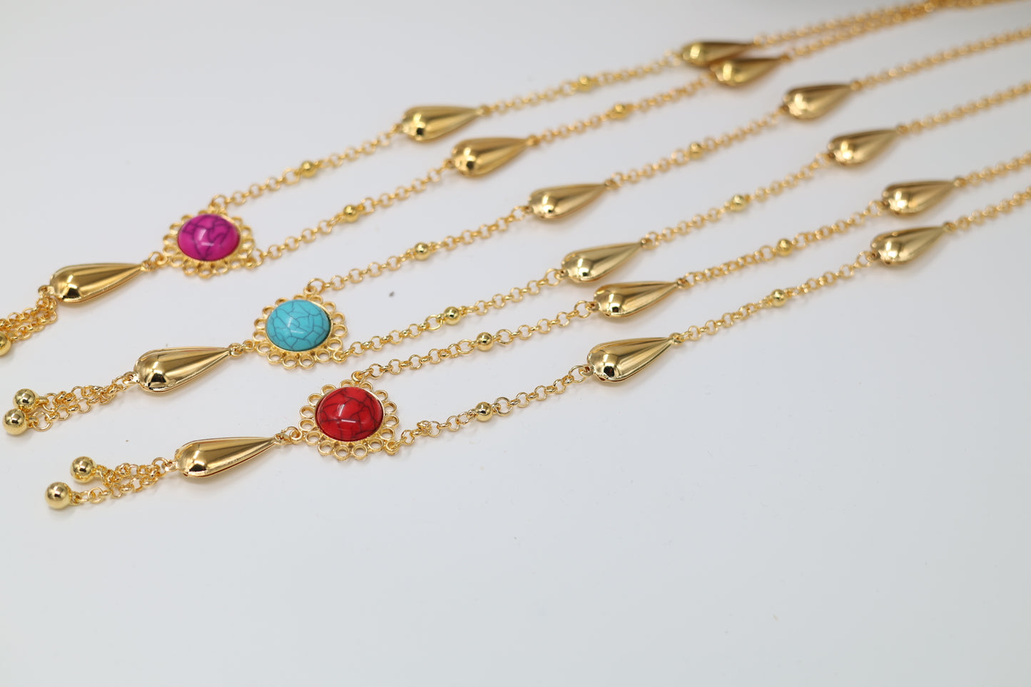 Halskette Mêlwan ملوان Türkis