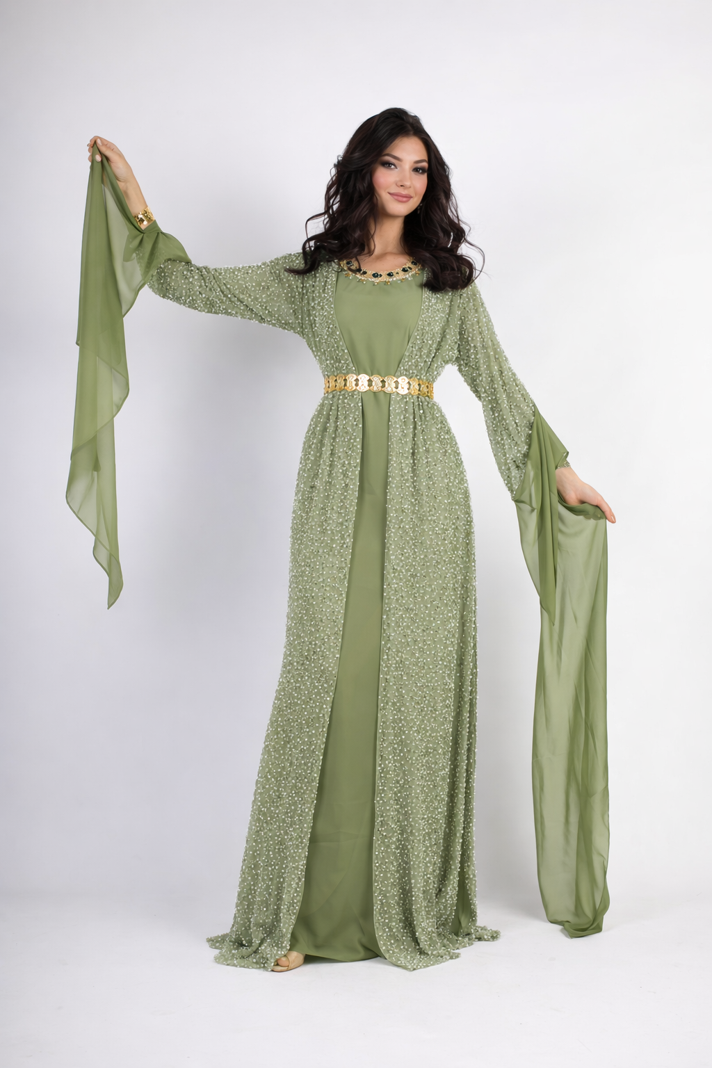 Merwari Kurdish Dress Zaitoni