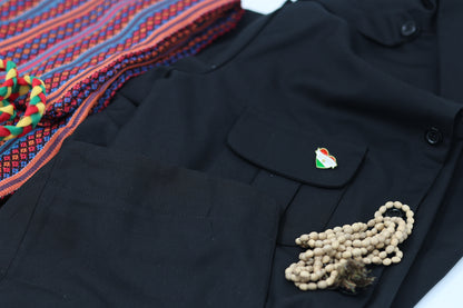 Shal o Shapek Elak peshtwen 4 piece Black