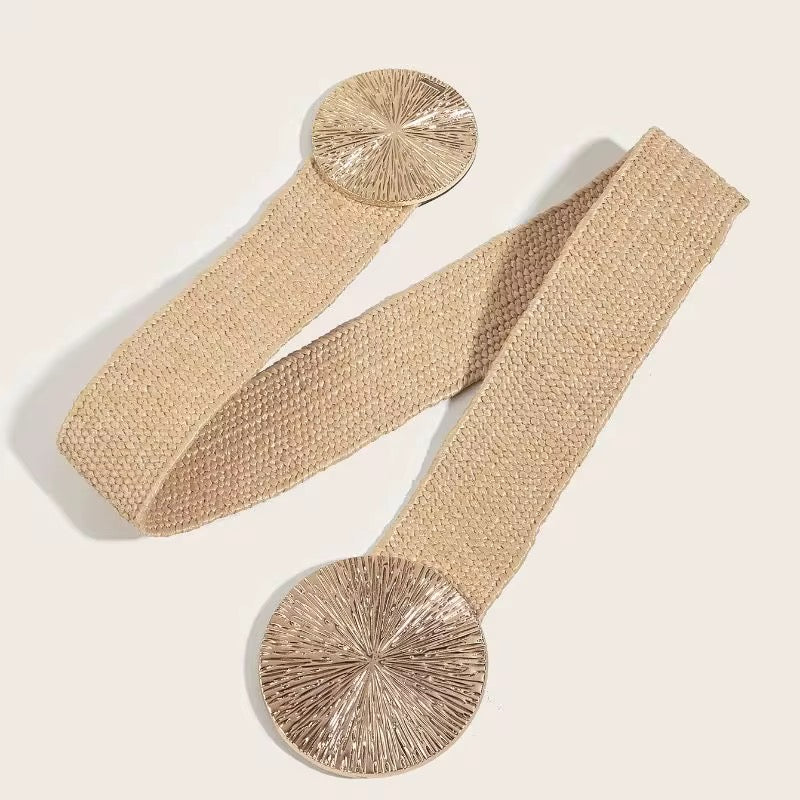 Free size Flexiable Belt Beige