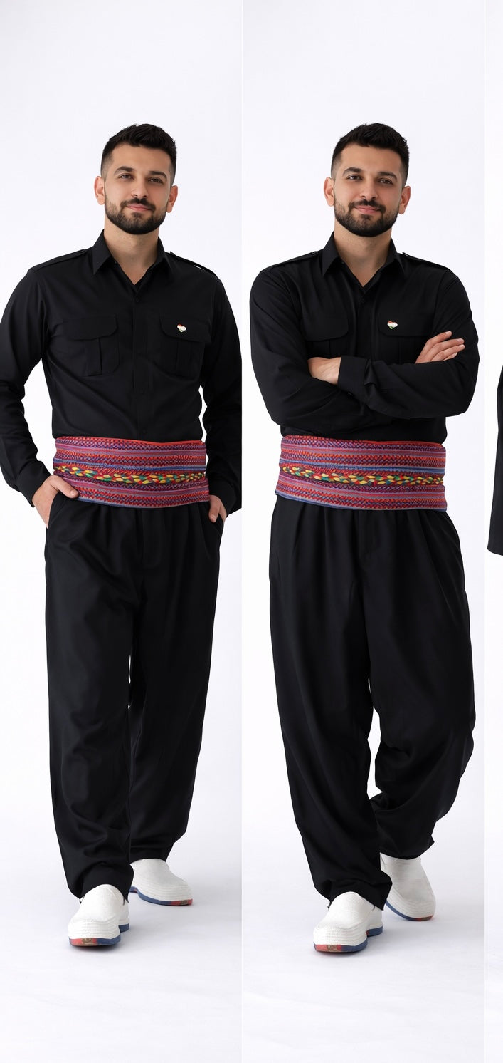 Shal u Shapek 3 piece Black