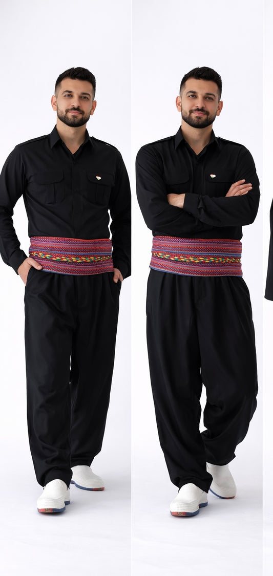Shal u Shapek 3 piece Black