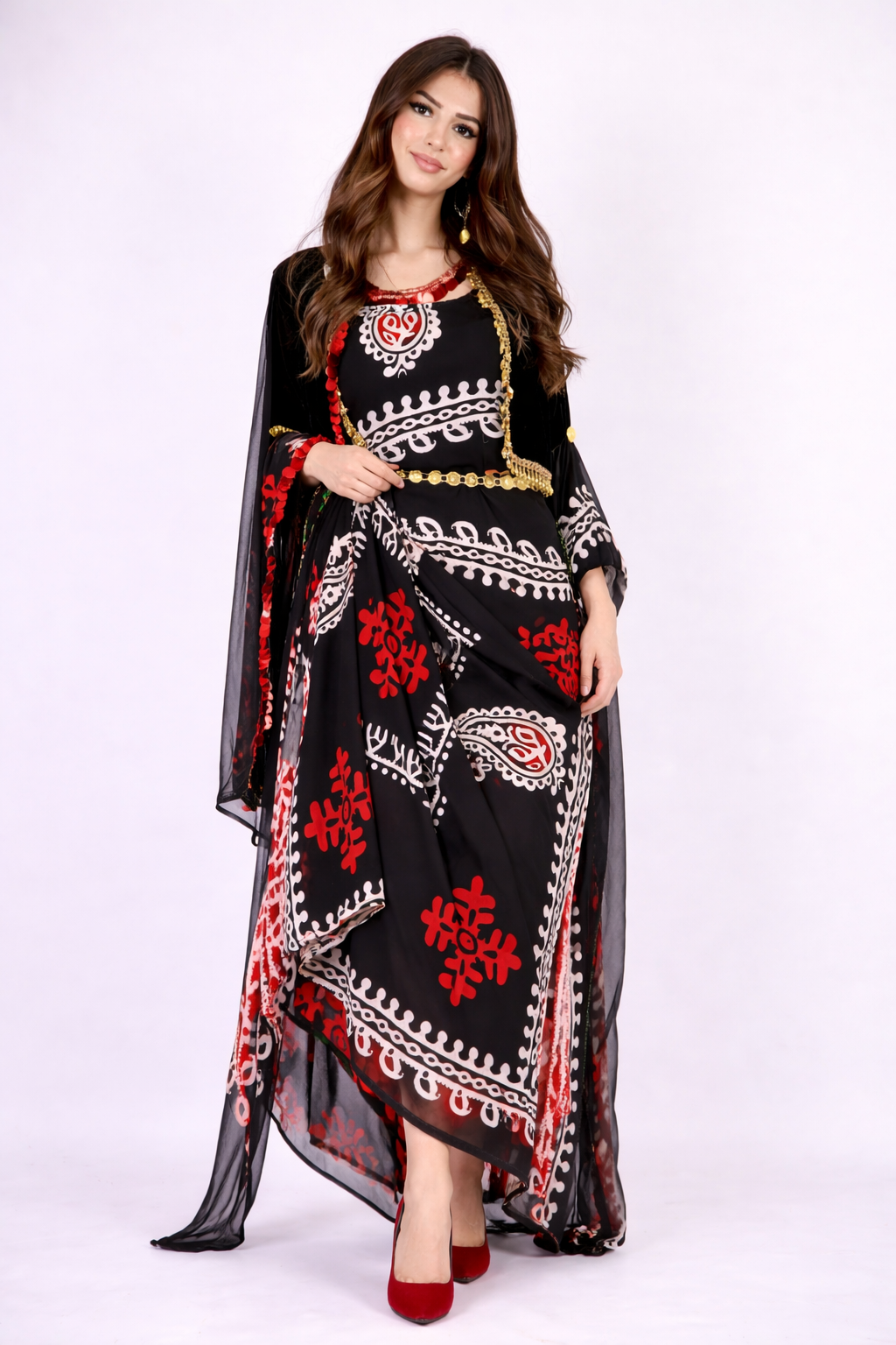 Hawri with Red colors salte 3 items