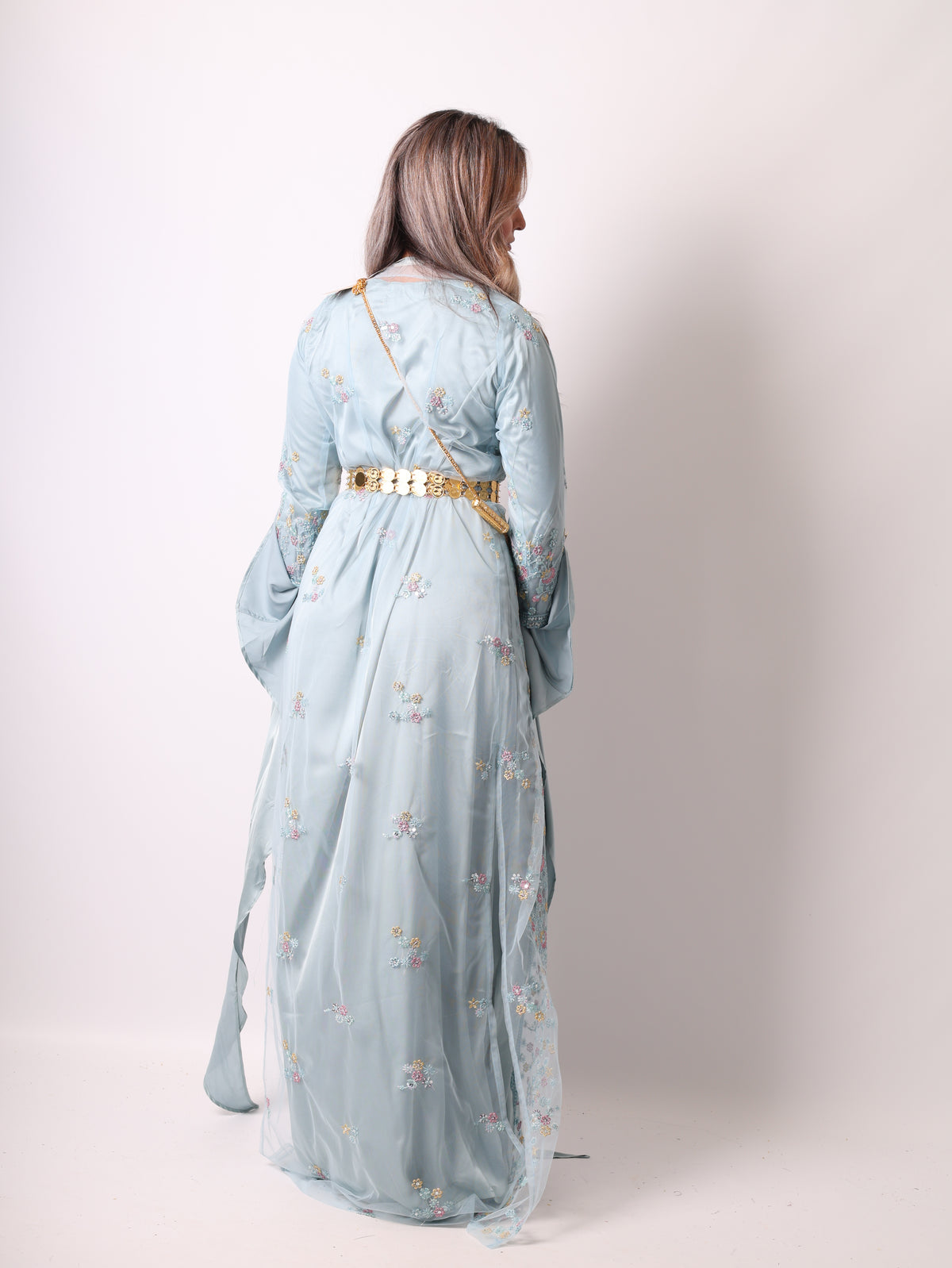 Soma Kurdish Dress Sky Blue Soma سۆما
