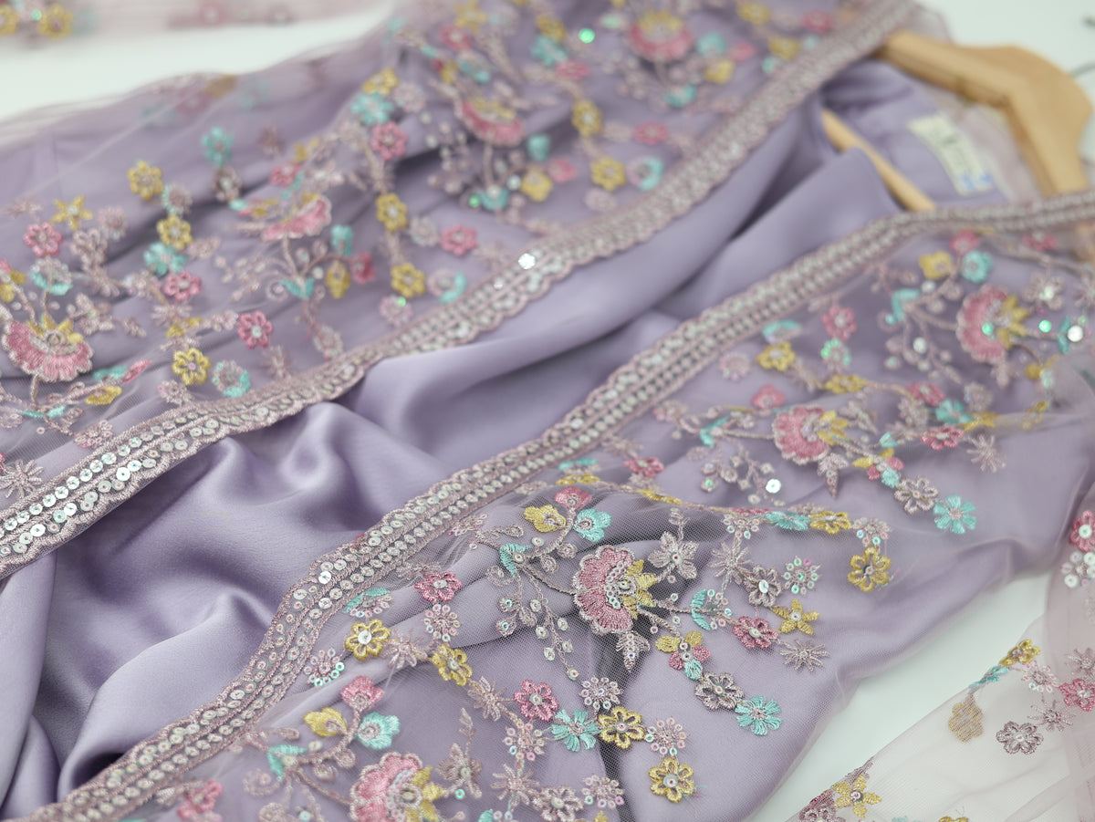 Soma Kurdish Dress Lavender with DASMAL