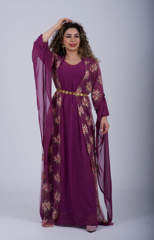 Golzar Kurdish Dress for Newroz, Festivals, and Weddings In 3 items