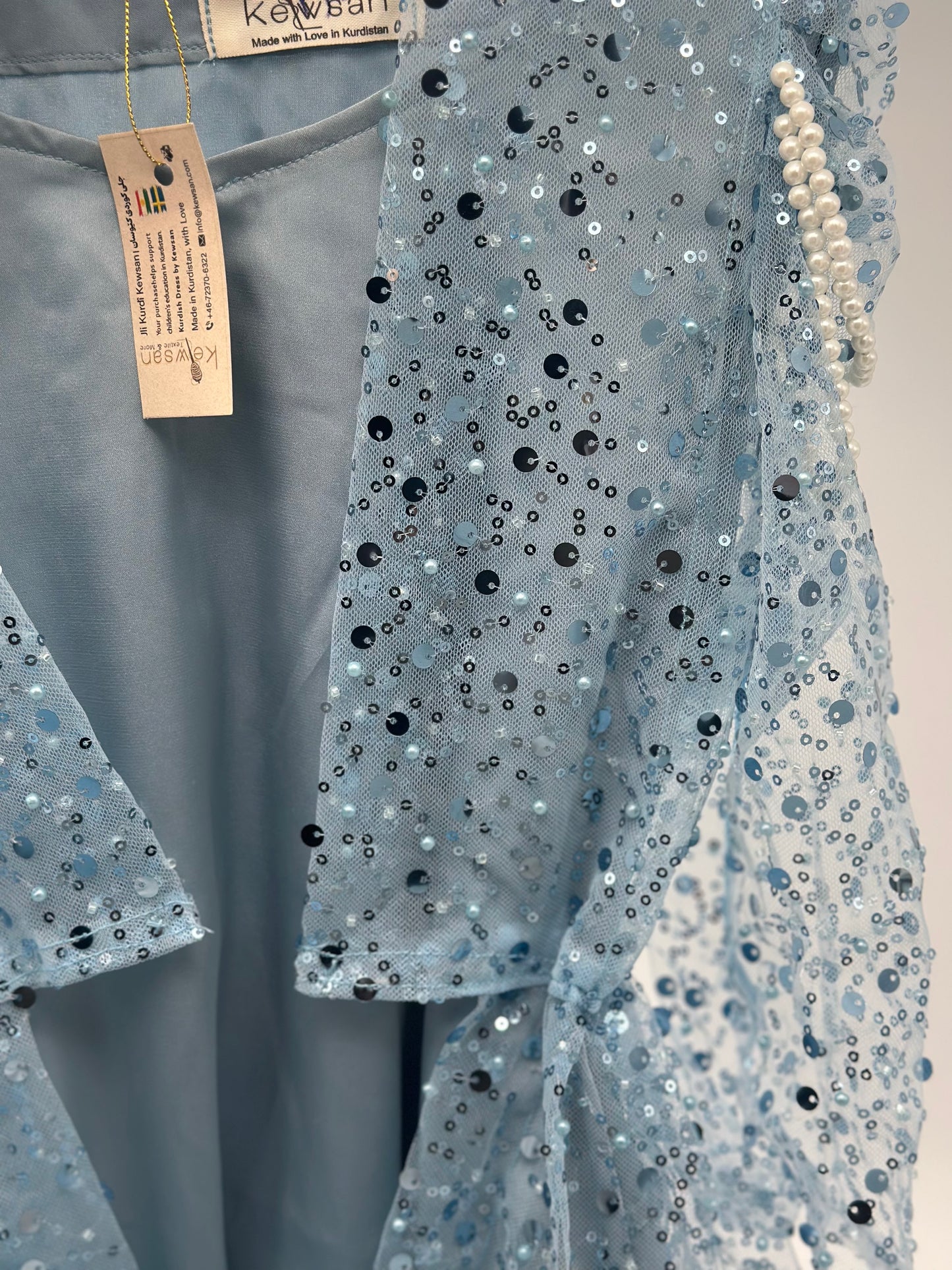 Kurdish Blue Princes With Pearls 1-11 years