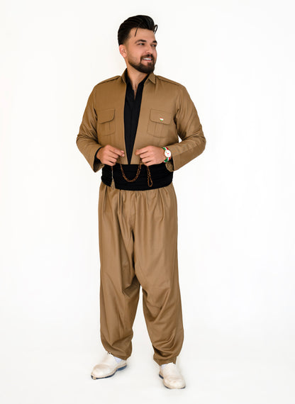 Kurdish Men’s Outfit – Shal u Shapik | Jli Kurdi Kawa, Pantol & Peshtwen