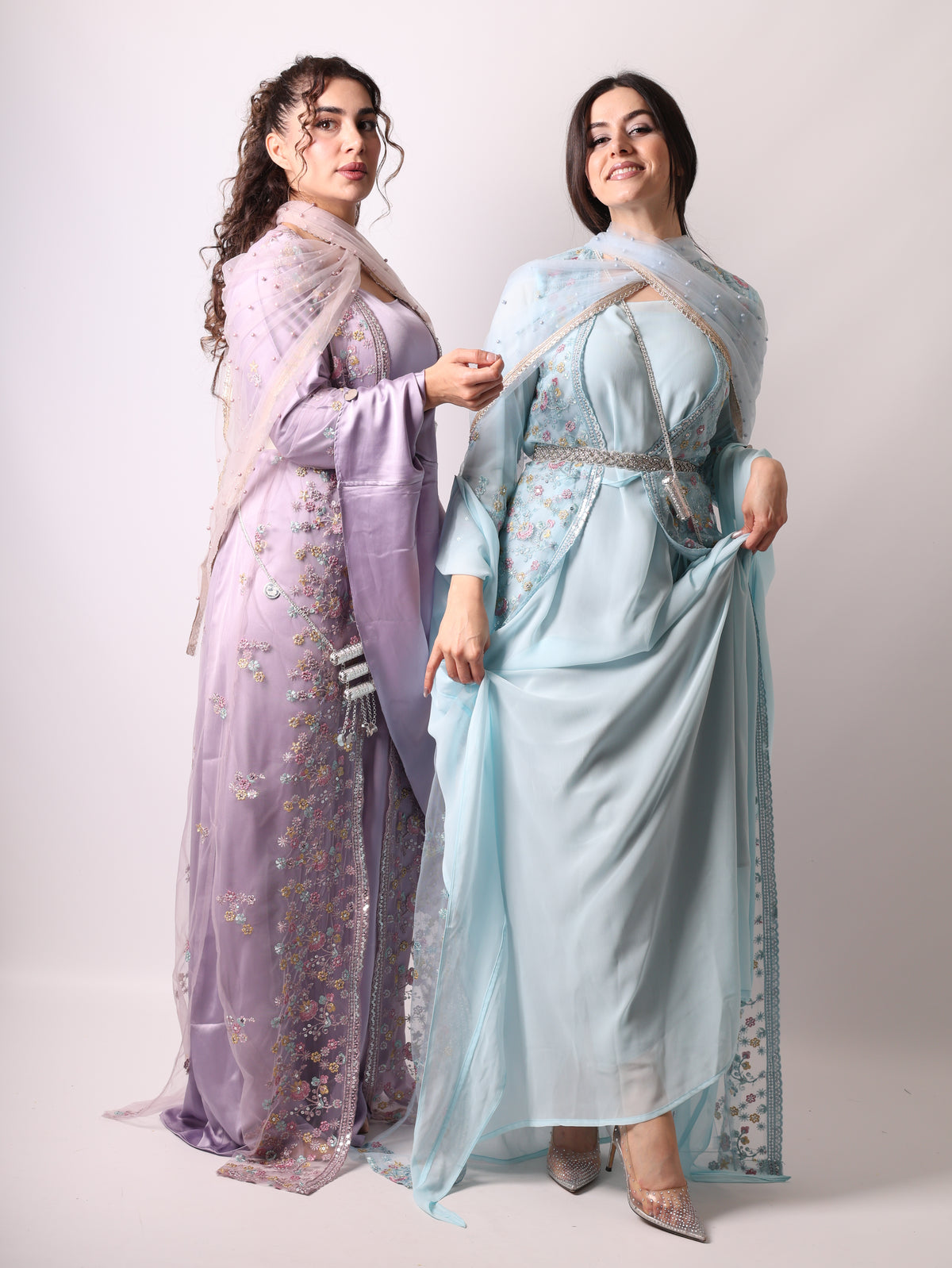 Soma Kurdish Dress Sky Blue Soma سۆما