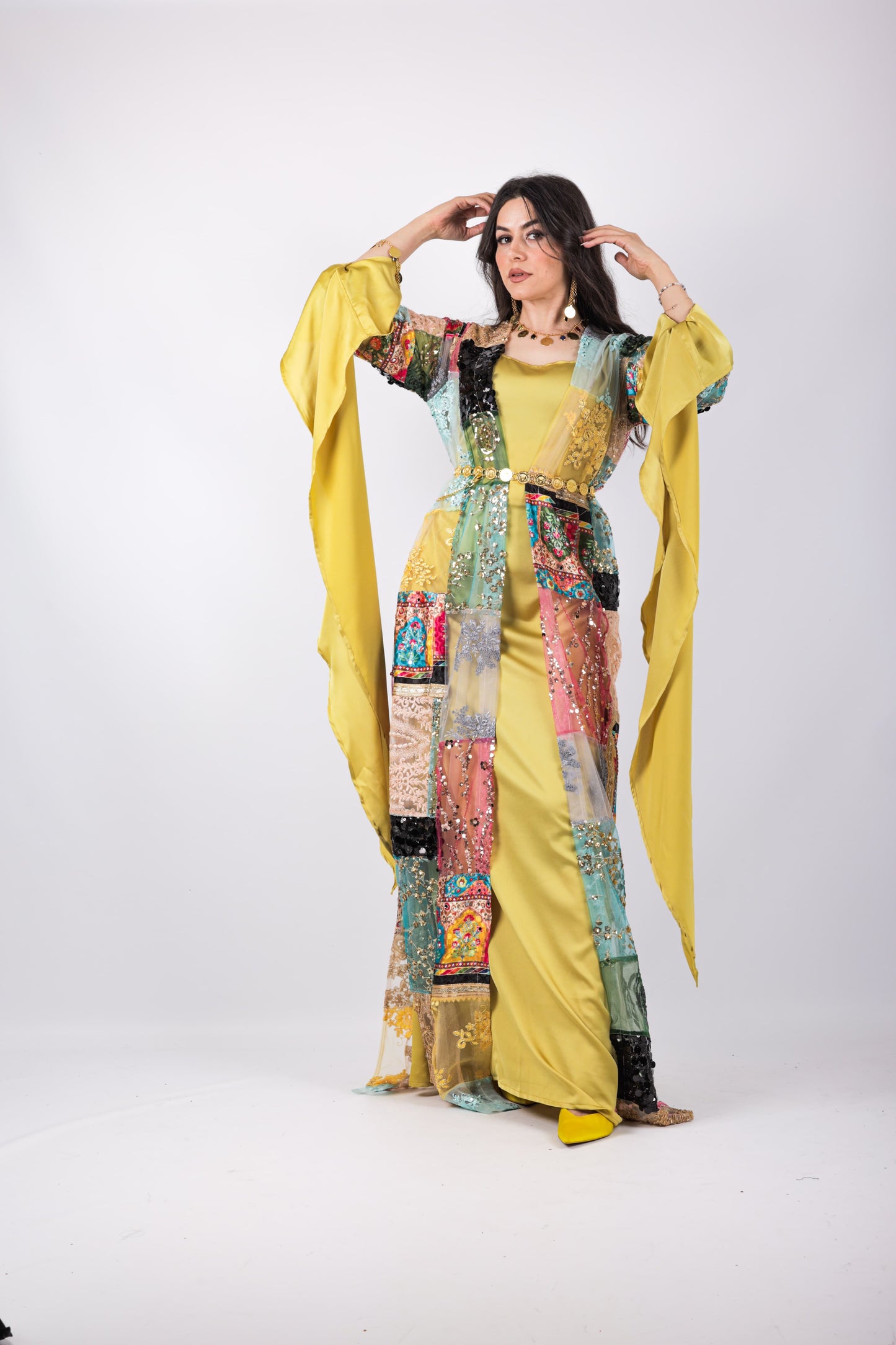 Zeiton Kurdish Dress Eco collection includes Shamaran Belt