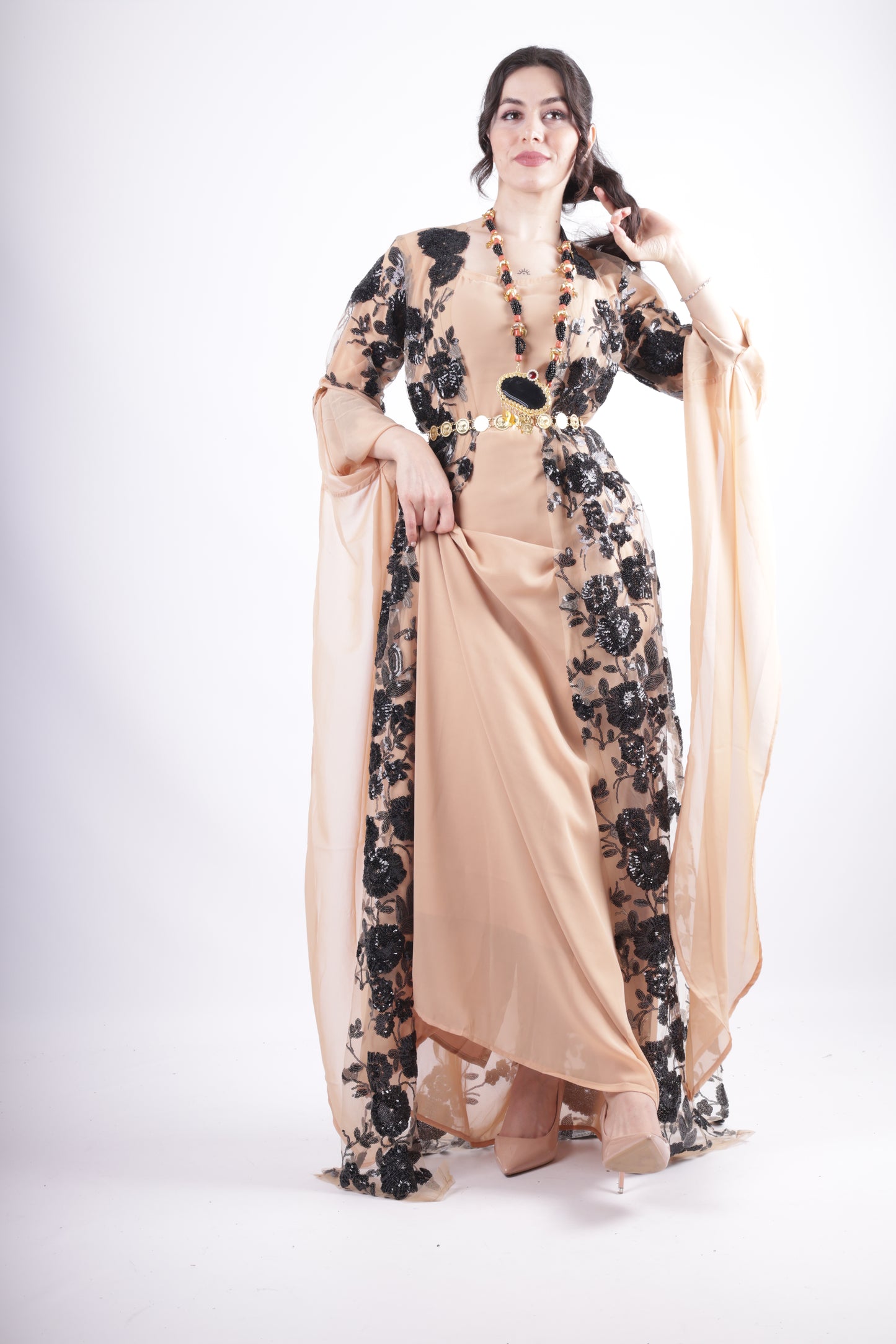 Dildar Black Kurdish Dress