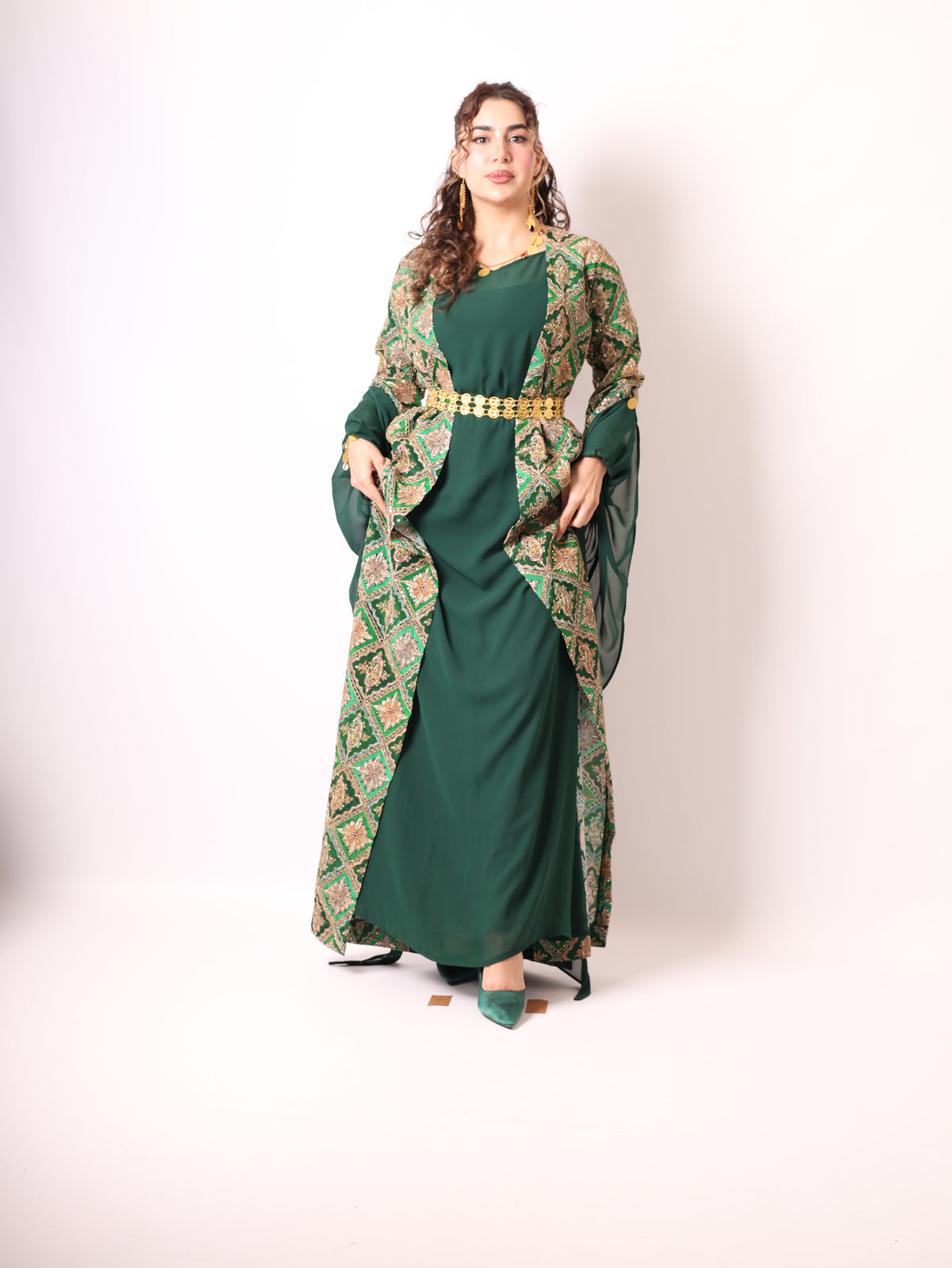 Monire Dark green 3 items