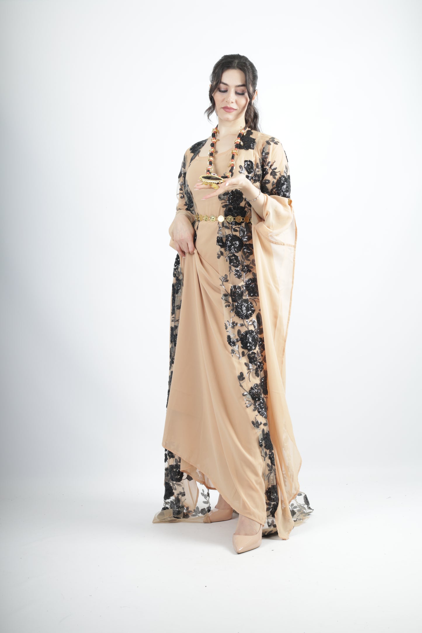 Dildar Black Kurdish Dress